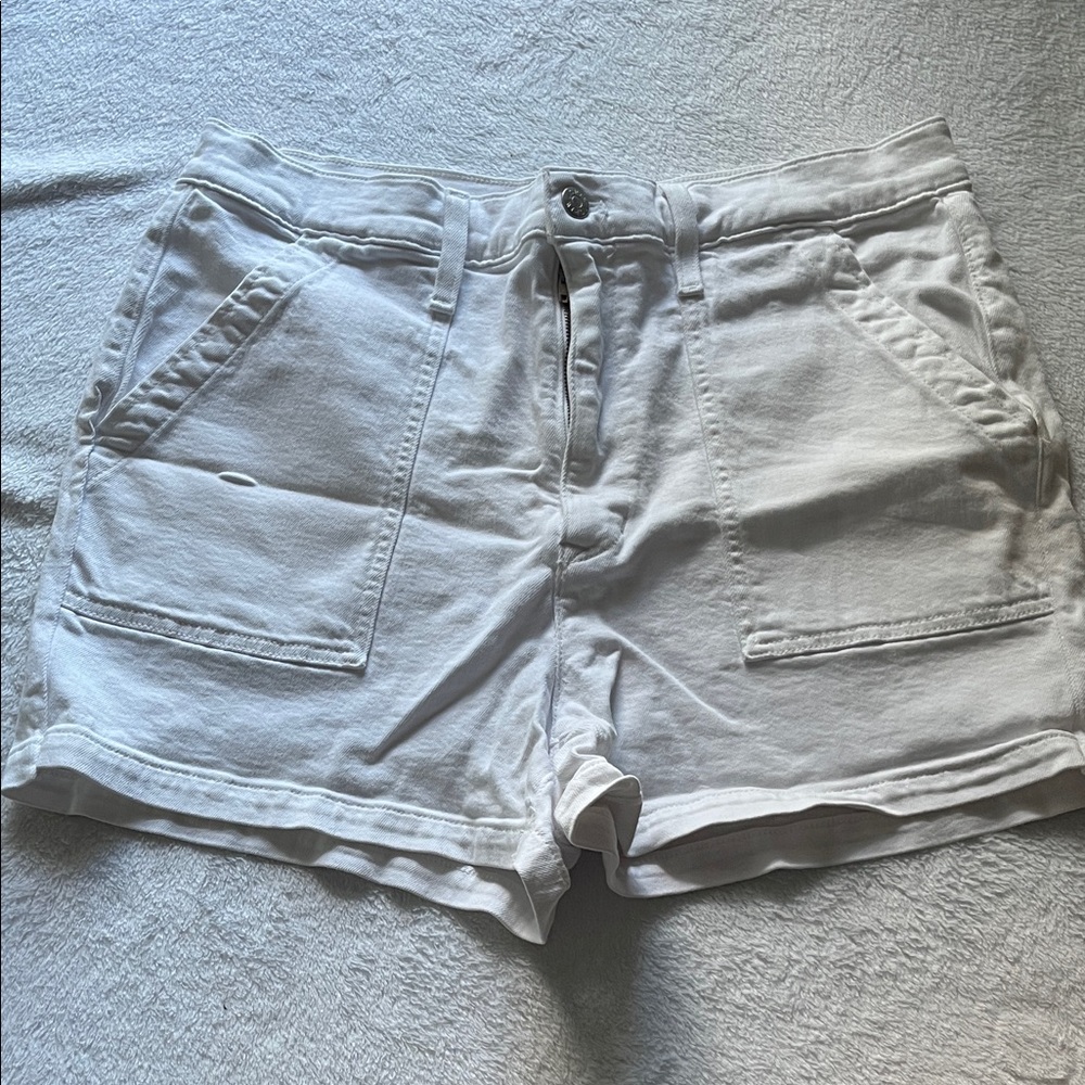 J. Crew Women's White Cargo Shorts